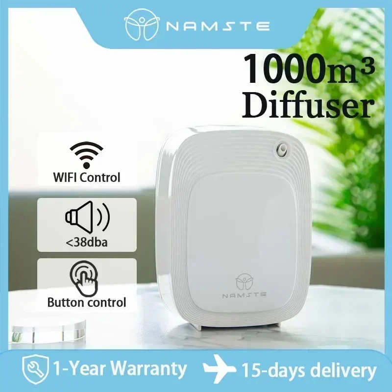 Home Fragrance Products - Namste 1000m³ Aroma Diffuser Machine 200ML