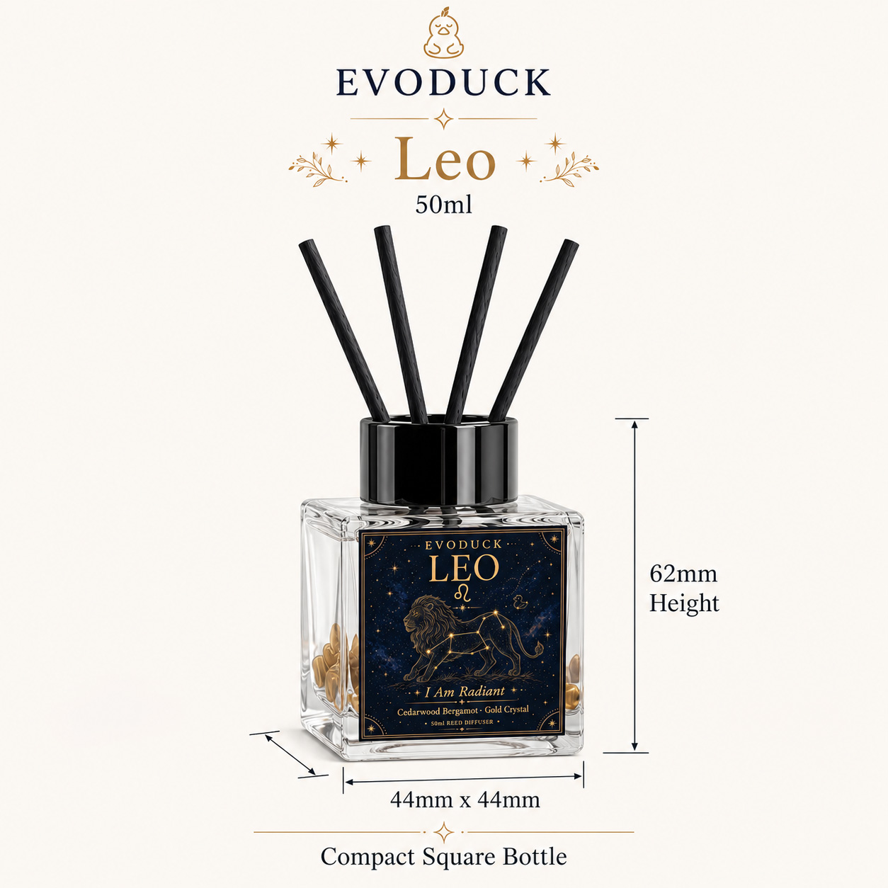 Leo Zodiac Reed Diffuser 50ml  - Home Fragrance Bergamot 评论和价格