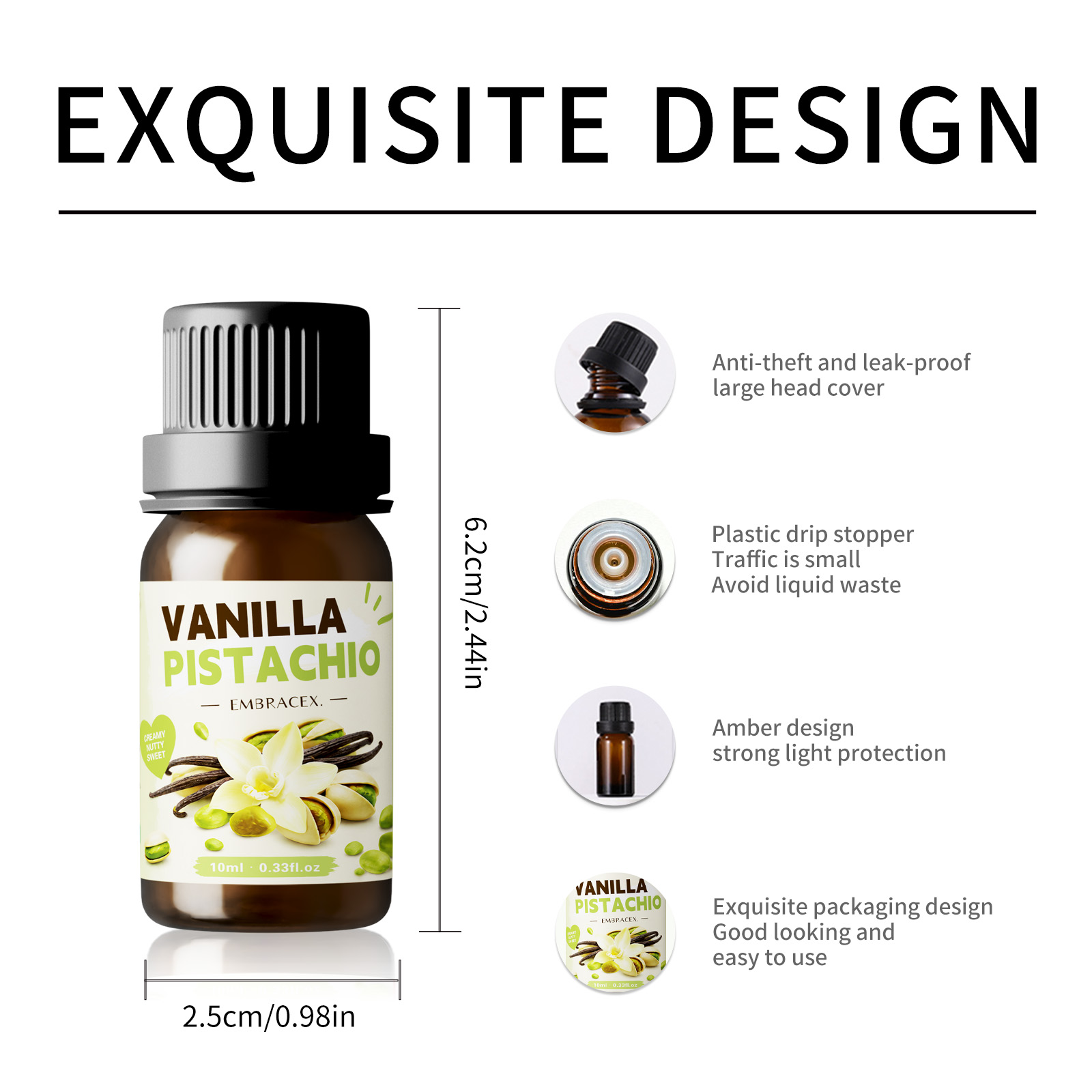 10ml Vanilla Pistachio Fragran - Home Fragrance Vanilla 评论和价格