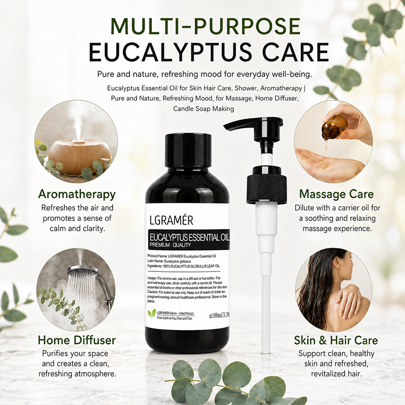 Natural Eucalyptus Essential O - Home Fragrance Eucalyptus 评论和价格