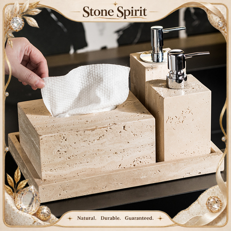 【Natural】Beige Travertine Bath - Reed Diffuser Set 评论和价格
