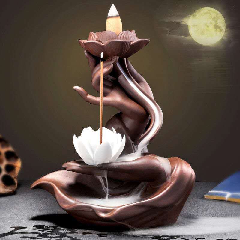 Lotus Reflux Incense Stove Bas - Home Fragrance Bergamot 评论和价格