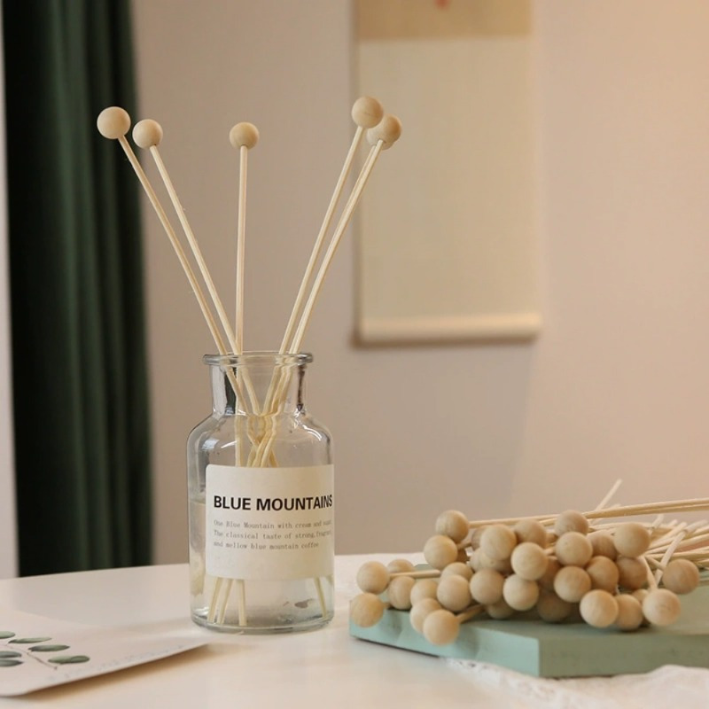 30Pcs/Lot Fireless Wood Ball A - Reed Diffuser Set 评论和价格