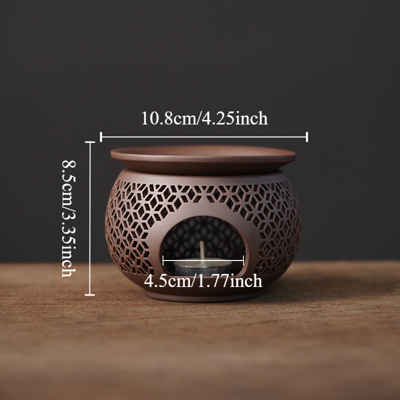 Ceramic Carved Incense Burner  - Home Fragrance Candles 评论和价格